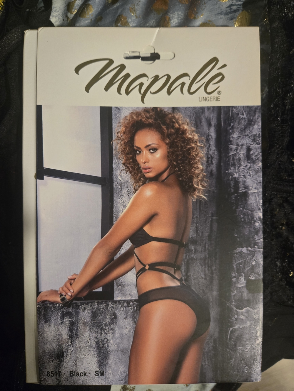 NWT Black Strappy Cutout Teddy - Sexy Women's Intimates - Picture 2 of 4